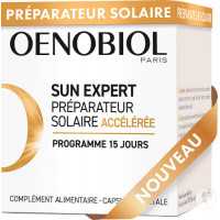 OENOBIOL SUN EXPERT PREPARATEUR SOLAIRE ACCELEREE , 15 caps